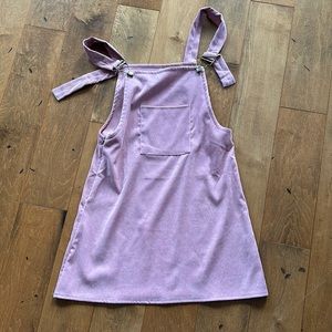Millennial Pink Overall Dress